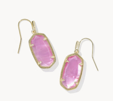 KENDRA SCOTT- Dani Gold Earrings in Azalea Illusion